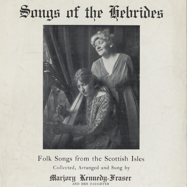 Publicity leaflet for Marjory Kennedy-Fraser and Patuffa Kennedy-Fraser